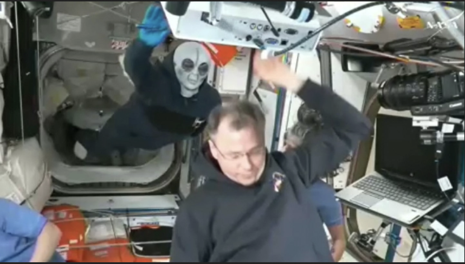 Alien Aboard the ISS? Russian Cosmonaut Pranks SpaceX Crew During Historic Arrival spaceX nasa astronauts sunita williams